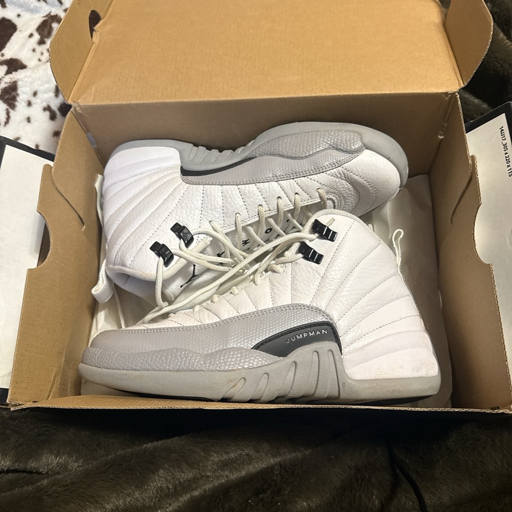 Jordan Kids Sneakers White and Gray